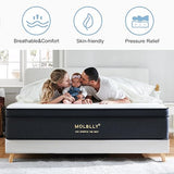 King Mattress, 12 Inch Hybrid Mattress in a Box with Memory Foam