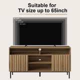 Mid Century Modern TV Stand Cabinet for Living Room,Wood TV Stand Bedroom