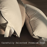 Luxury High Fill Power Down Pillow 700Fill， Breathable Cotton Shell