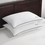 Feather Pillows Queen Size Set of 2 - Down Feather Pillows for Sleeping