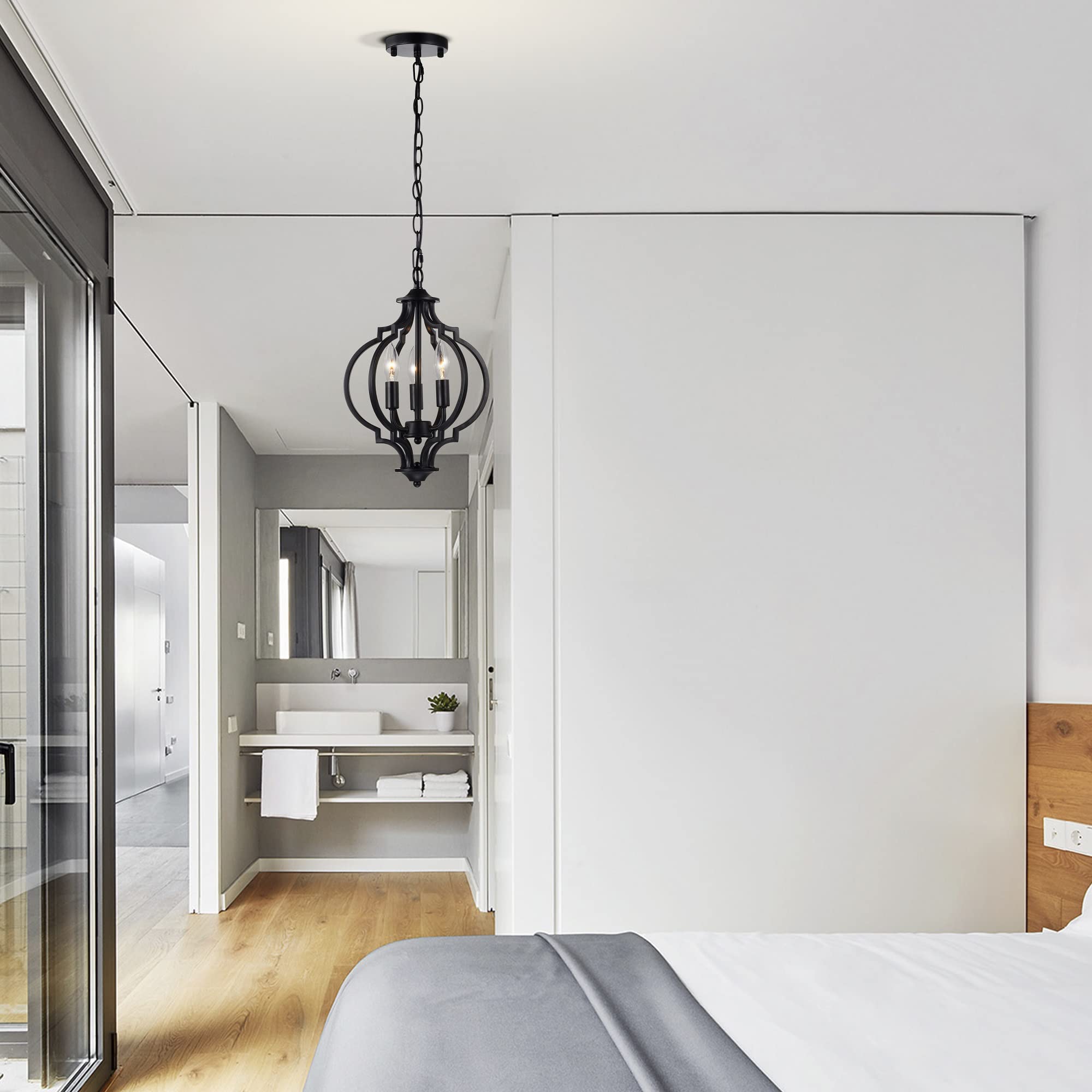 Black Chandeliers Modern Farmhouse Chandelier Small Antique Metal Chandelier