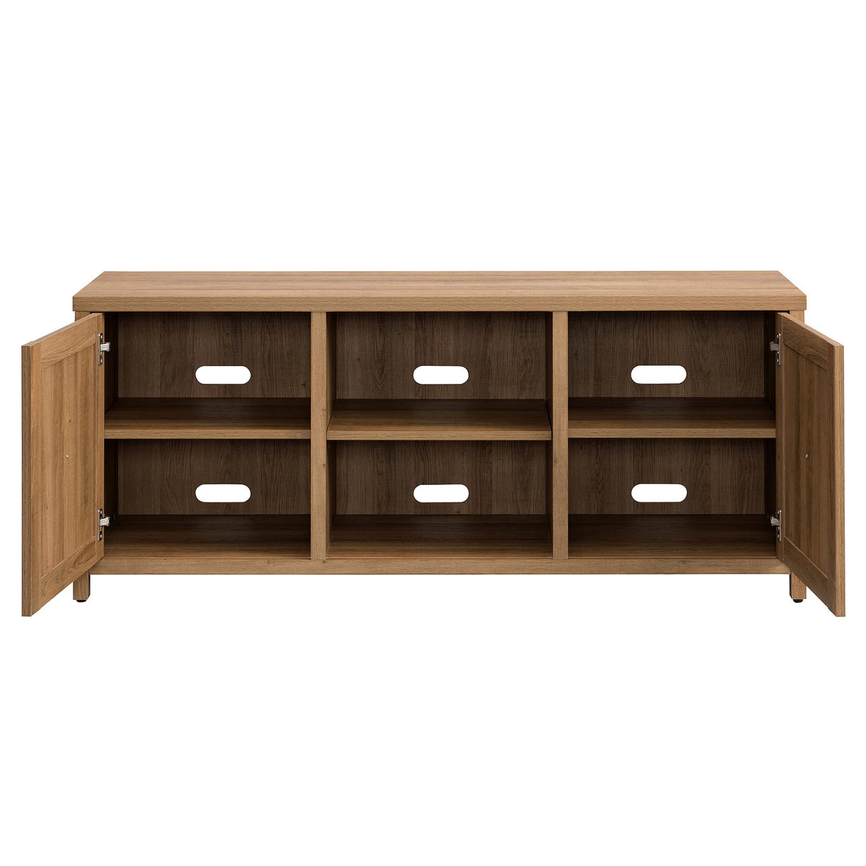 TV Stand for TV's up to 65" in Golden Oak, Electric Fireplace TV Stands for the Living Room