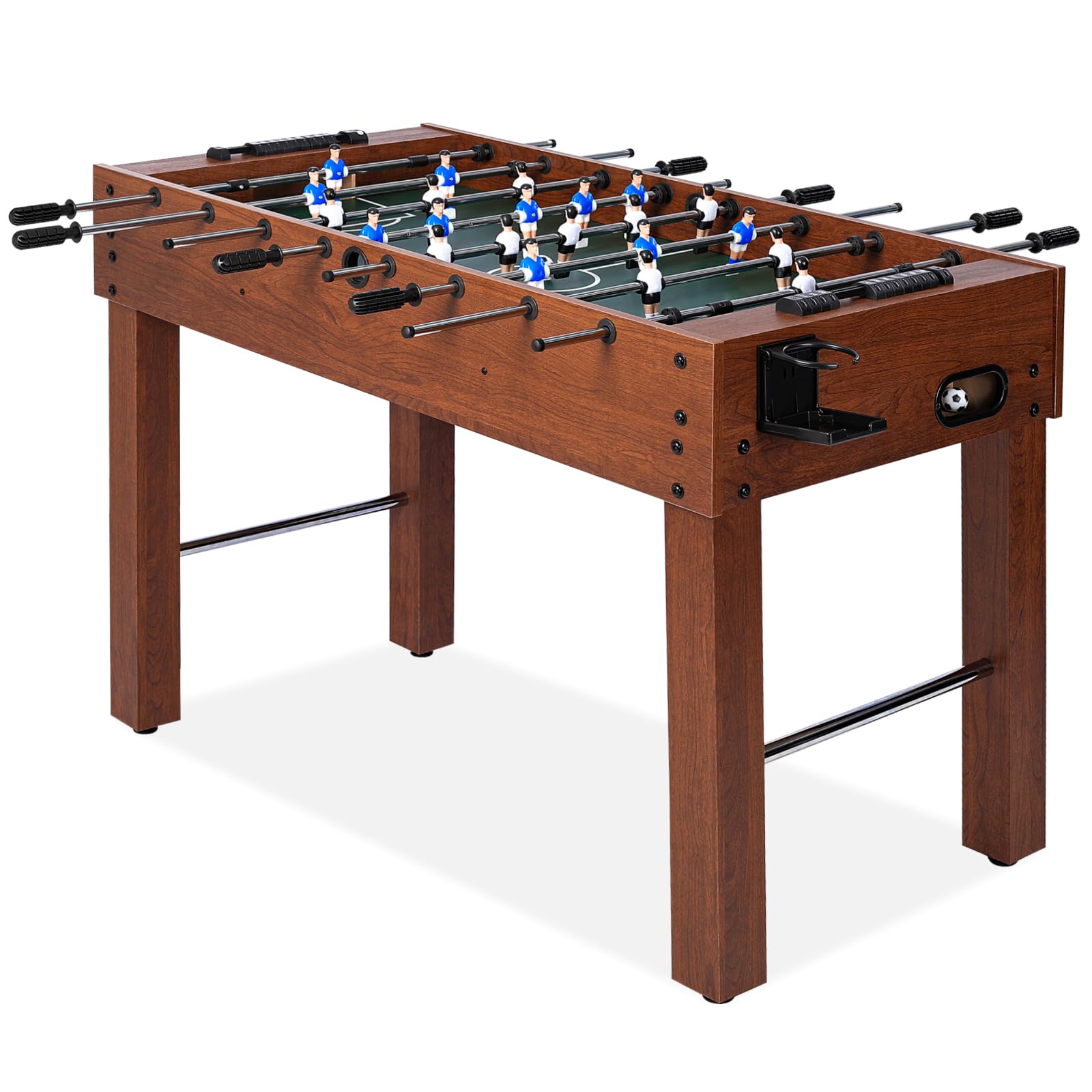 Foosball Table 48in, Competition-Sized Game Table for Home & Game Room