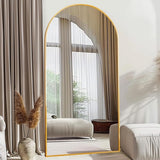 Arched Full Length Mirror Floor Mirror Standing or Leaning, Bedroom Mirror Dressing