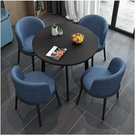 Office Conference Table Small Meeting Room Table, Round Table Space-Saving Furniture