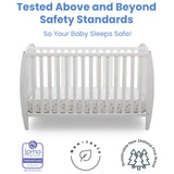 Taylor 4-in-1 Convertible Baby Crib, Easy to Assemble, Sustainable New Zealand Wood,