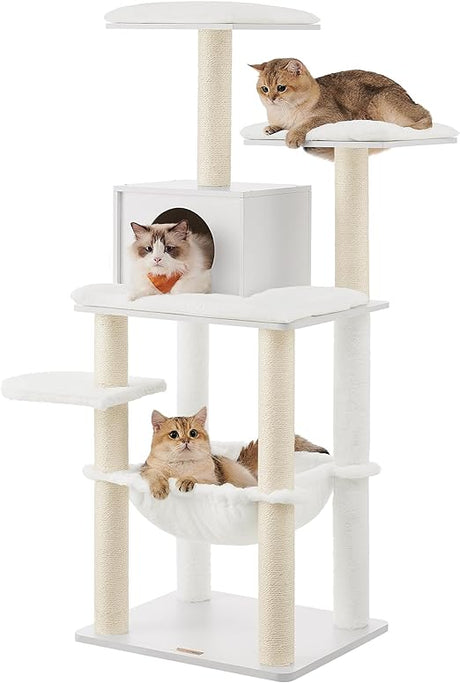 Woody Wonders Cat Tree Modern Cat Tower for Indoor Cats