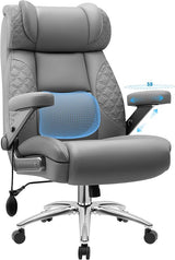 500LBS Big and Tall Office Chair with Adjustable Lumbar Support