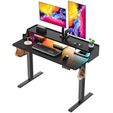 Electric Standing Desk, 55x24 Inches Adjustable Height Desk