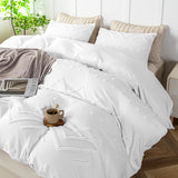 Boho Duvet Cover Set, 3 Pieces Tufted Comforter Set for All Season, Textured Duvet Cover