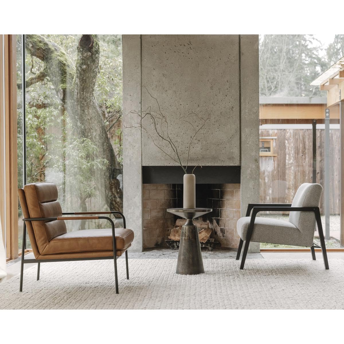 Sonja Accent Table, Charcoal Grey, 15.5"" w x 15.5"" d x 22"" h