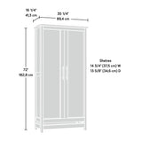 HomePlus Storage Pantry cabinets, L: 23.31" 17.01" W x H: 70.91", Salt Oak finish