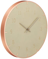 Piatto Wall Clock 10In Concrete