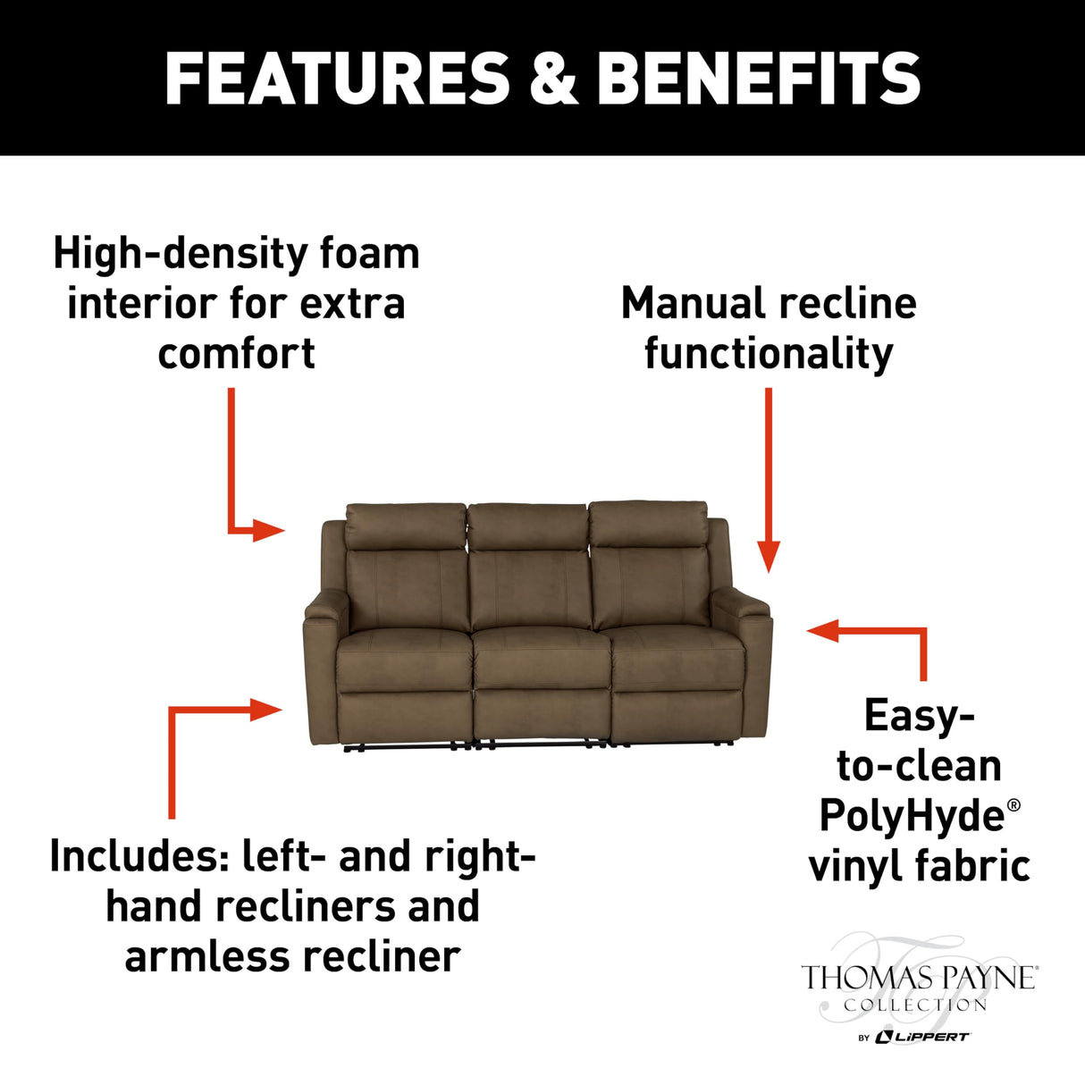 Thomas Payne Grummond Heritage Series Theater Seating Sofa Set