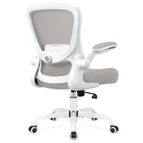 Ergonomic Mesh Office Chair with Flip-Up Armrests, Lumbar Support, Thickened Cushion