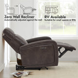 Recliner Chair, Zero Wall Reclining Sofa Chair W Power Headrest Type-C Charger