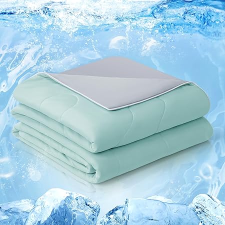 Cooling Comforter King, Cold Touch Fabric Absorbs Body Heat