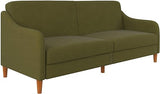 Jasper Coil Futon, Green Linen, Twin