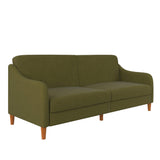 Jasper Coil Futon, Green Linen, Twin