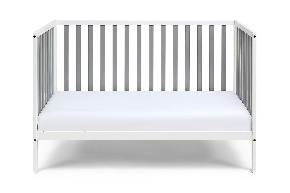 3-in-1 Convertible Crib, Easily Converts to Toddler Bed or Daybed, 3-Position Adjustable