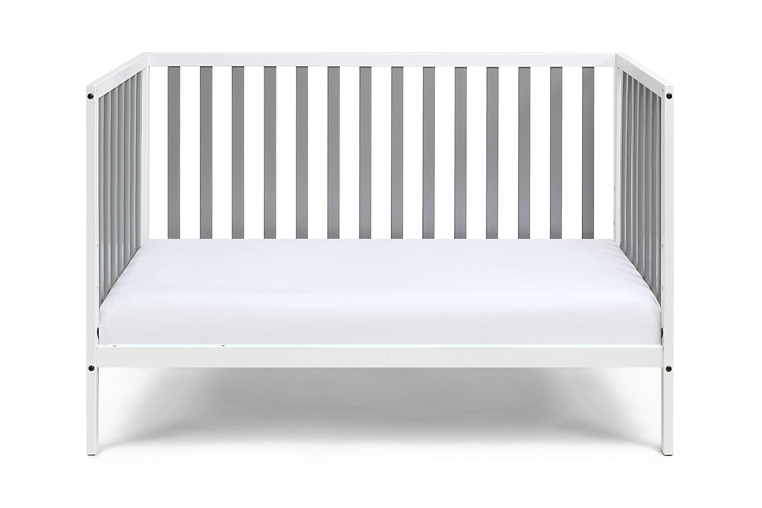 3-in-1 Convertible Crib, Easily Converts to Toddler Bed or Daybed, 3-Position Adjustable