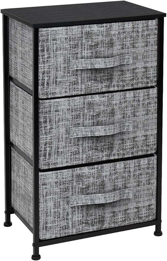 Nightstand with 2 Drawers - Bedside Furniture End Table Night Stand