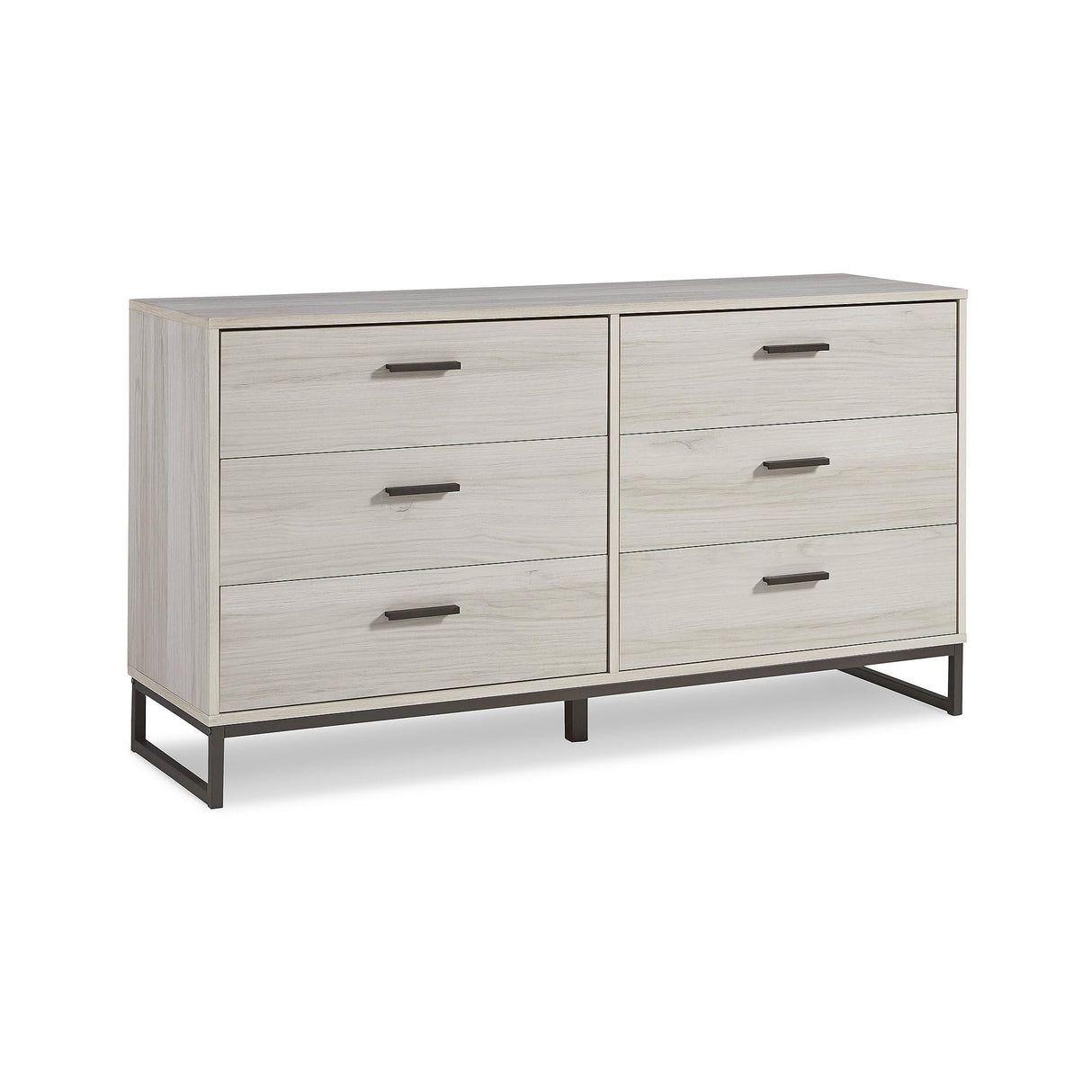 Design by Ashley Socalle 6 Drawer 59" Dresser, Beige