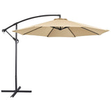 10FT Patio Offset Umbrella - Cantilever Hanging Outdoor Umbrellas w/UV Protection