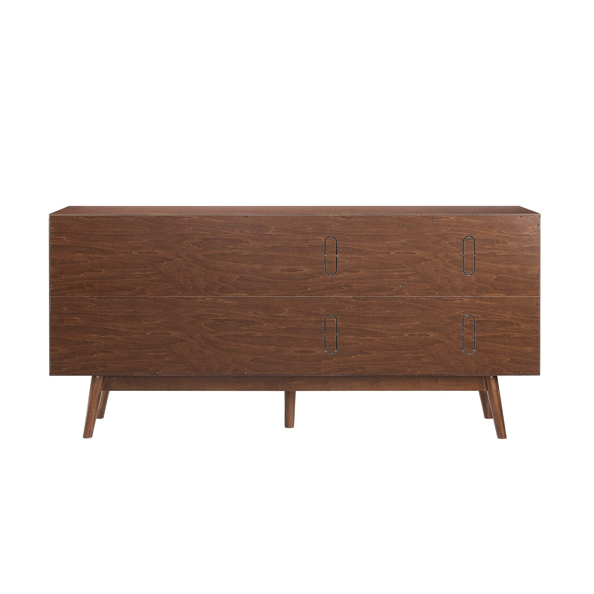 Mid-Century Modern Wood Kitchen Buffet Sideboard Entryway Serving Storage Cabinet Doors