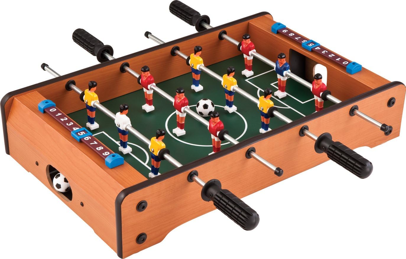 20-Inch Table Top Foosball/Soccer Game, Brown