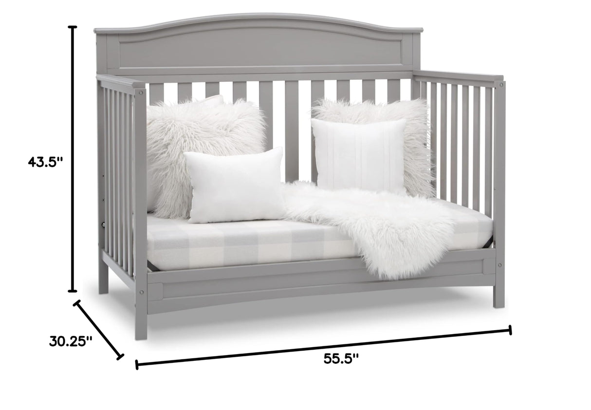 4-in-1 Convertible Baby Crib, Pack of 1