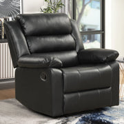 Manual Recliner Chair, Breathable PU Leather Reclining Chair, Extra Wide Recliners