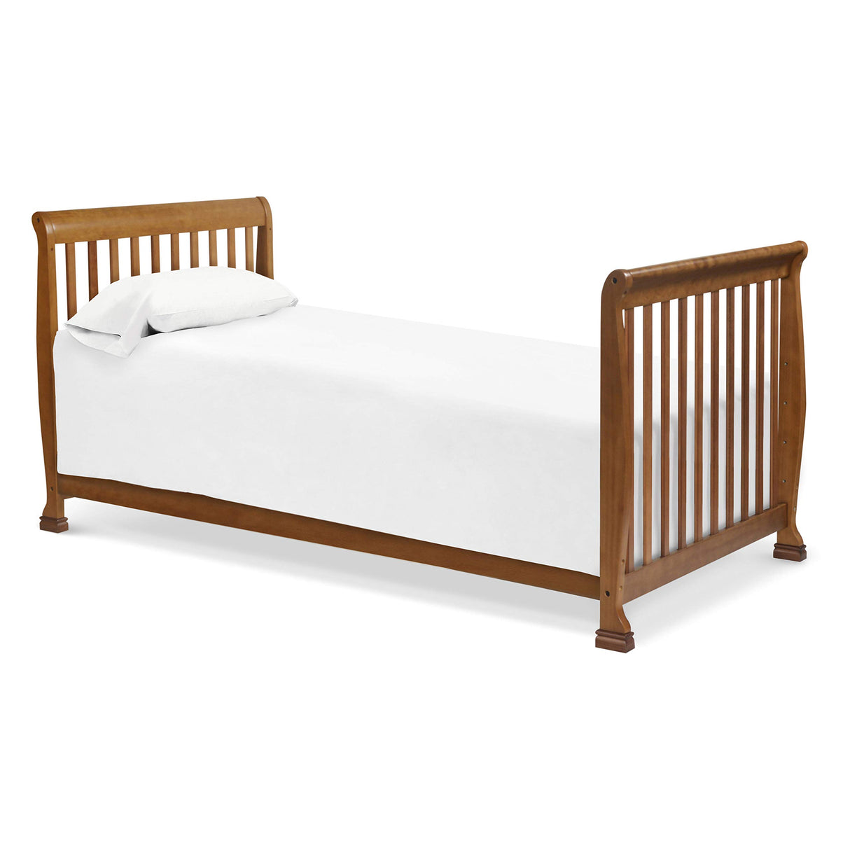 4-in-1 Convertible Mini Crib in Chestnut | Greenguard