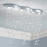 8-Lights Modern K9 Crystal Chandelier Light Fixture