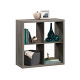 Miscellaneous Storage 4-Cube Organizer Storage Bookcase/Pantry cabinets, Mystic Oak