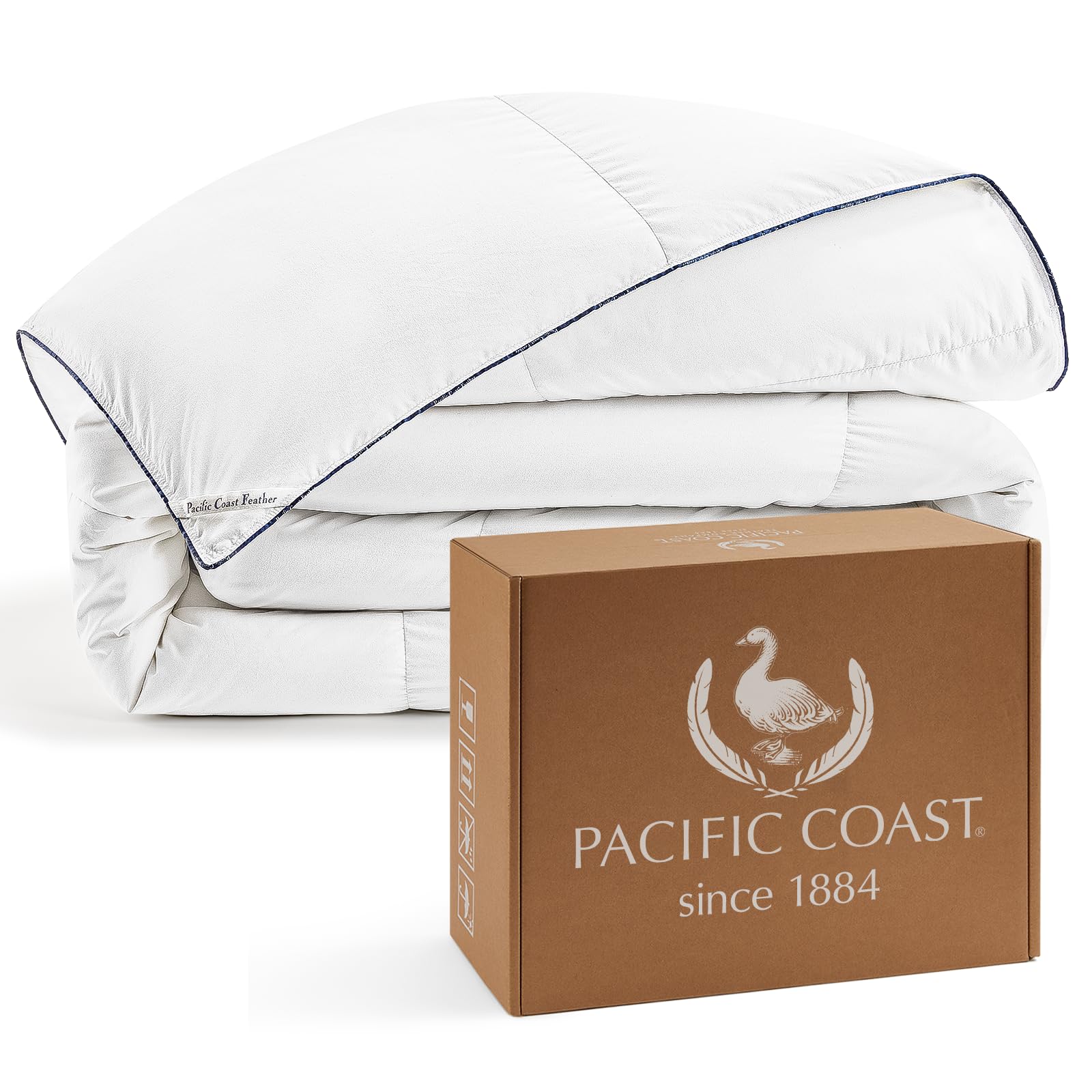 Coast Goose Feather Down Fiber Comforters Queen Size