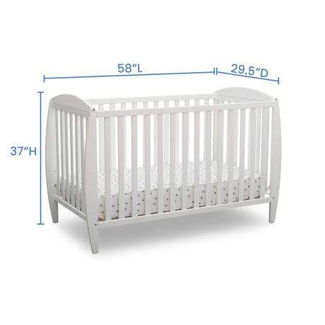 Taylor 4-in-1 Convertible Baby Crib, Easy to Assemble, Sustainable New Zealand Wood,