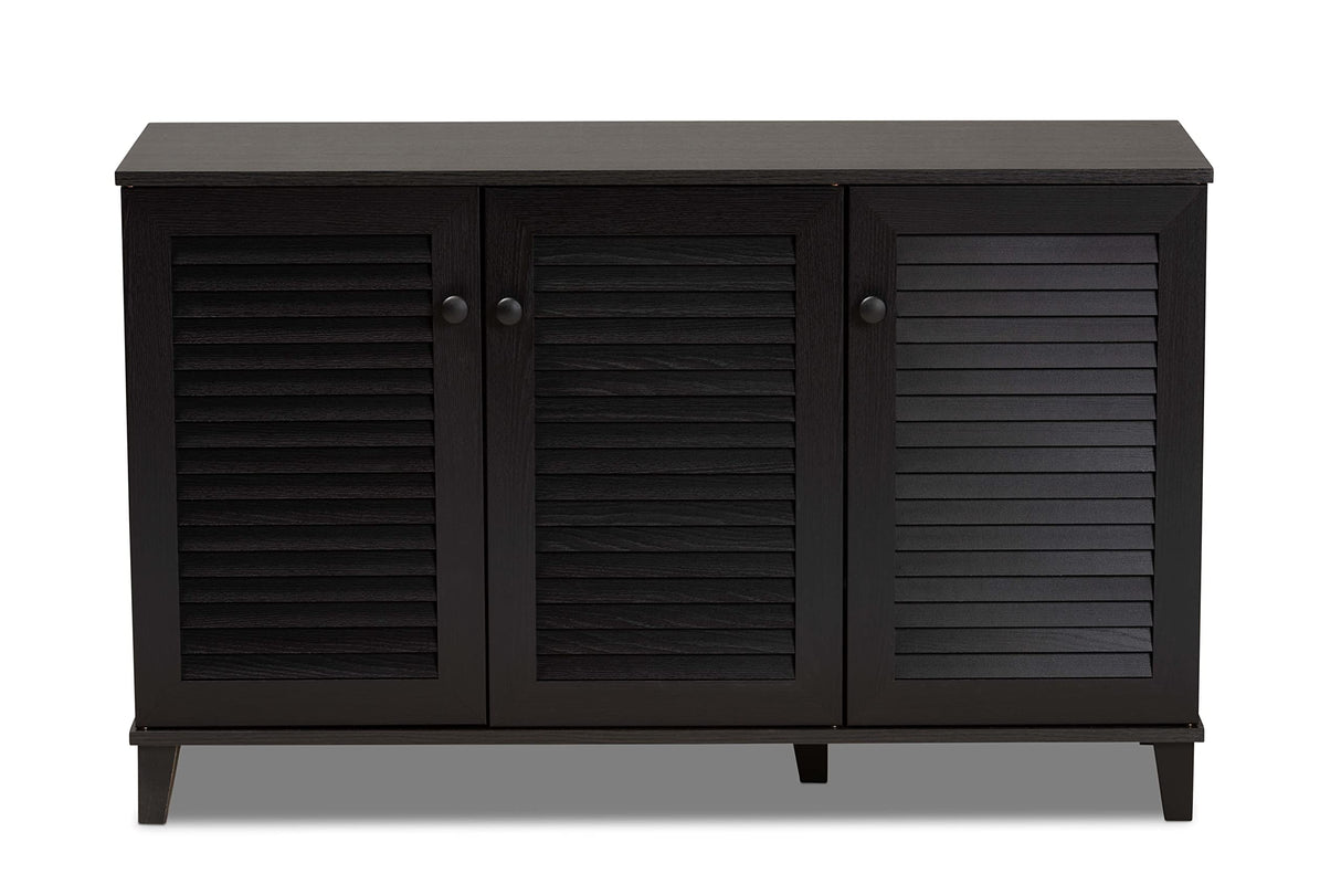 Warren Shoe-Storage Cabinet, Espresso