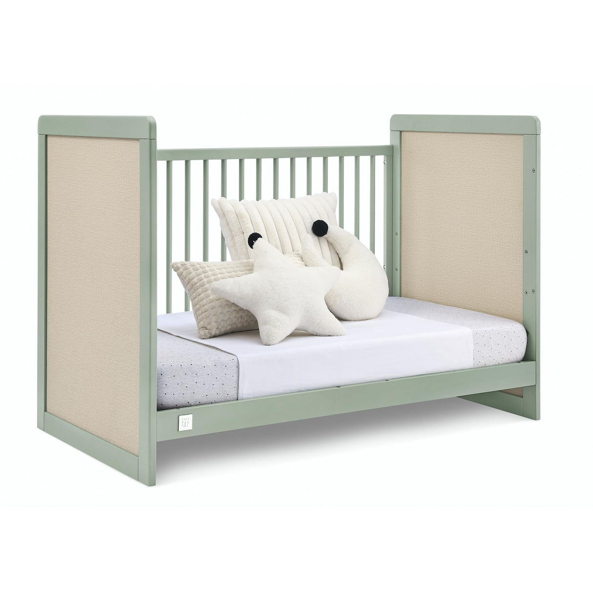 babyGap Liam 4-in-1 Convertible Crib - Greenguard Gold Certified, Sage Green/Natural