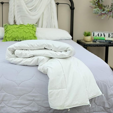 Mulberry Silk/Microfiber (Blended) Filled Duvet Insert. Spring/Fall (9 Tog). Full