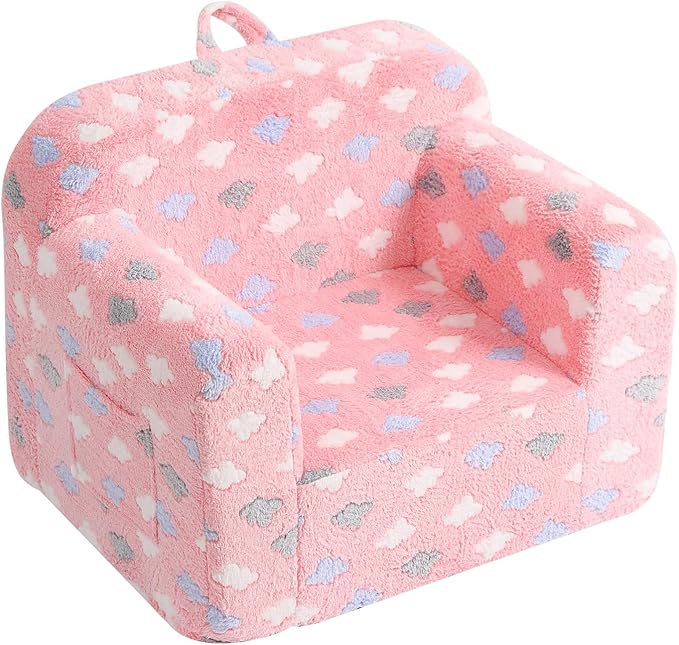 Chair Plush Kids Couch, Comfy Kids Sofa Toddler Lounger Chair for Bedroom,