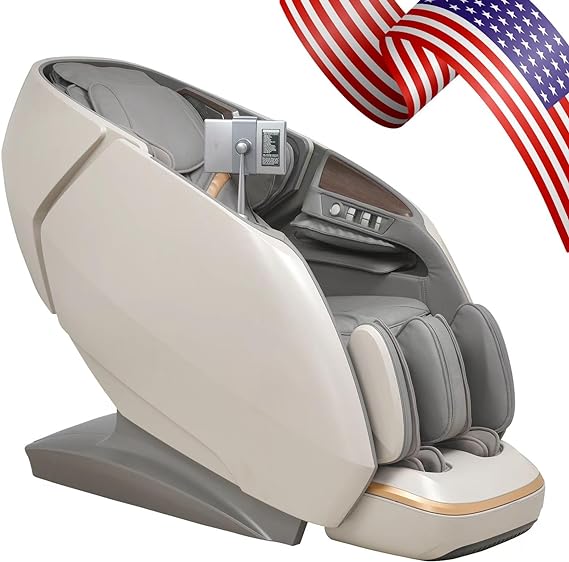 2024 4D Yoga Queen Massage Chair, Full Body Recliner with Flexible SL Track