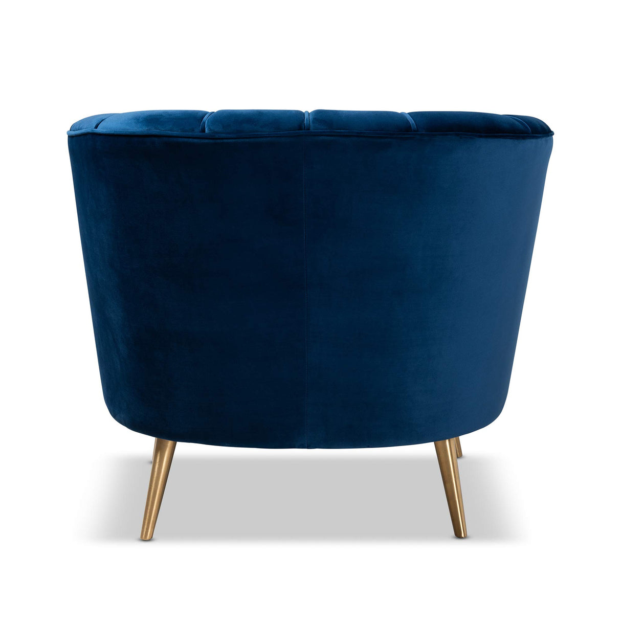 Baxton Studio Chair, Blue