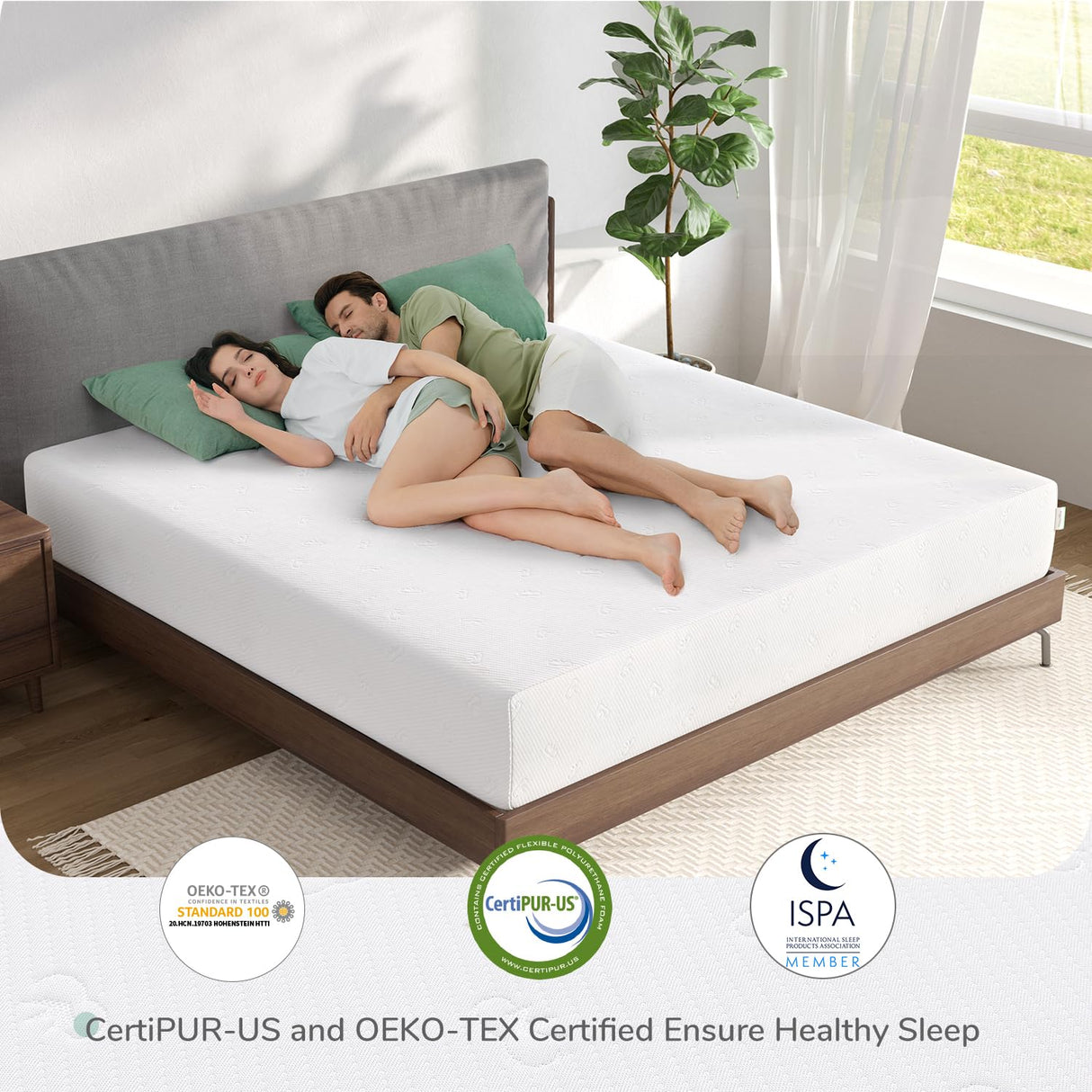 King Mattress, 12 Inch King Size Memory Foam Mattress with Comfort Foam for Pressure