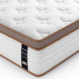 Queen Mattress - 14 Inch Hybrid Mattress in a Box - Individually Wrapped Coils for Pressure Relief and Motion Isolation