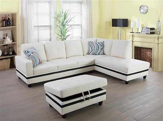 Furniture Sectional Sofa Set Living Room Sofa Set Leather Sectional Sofa