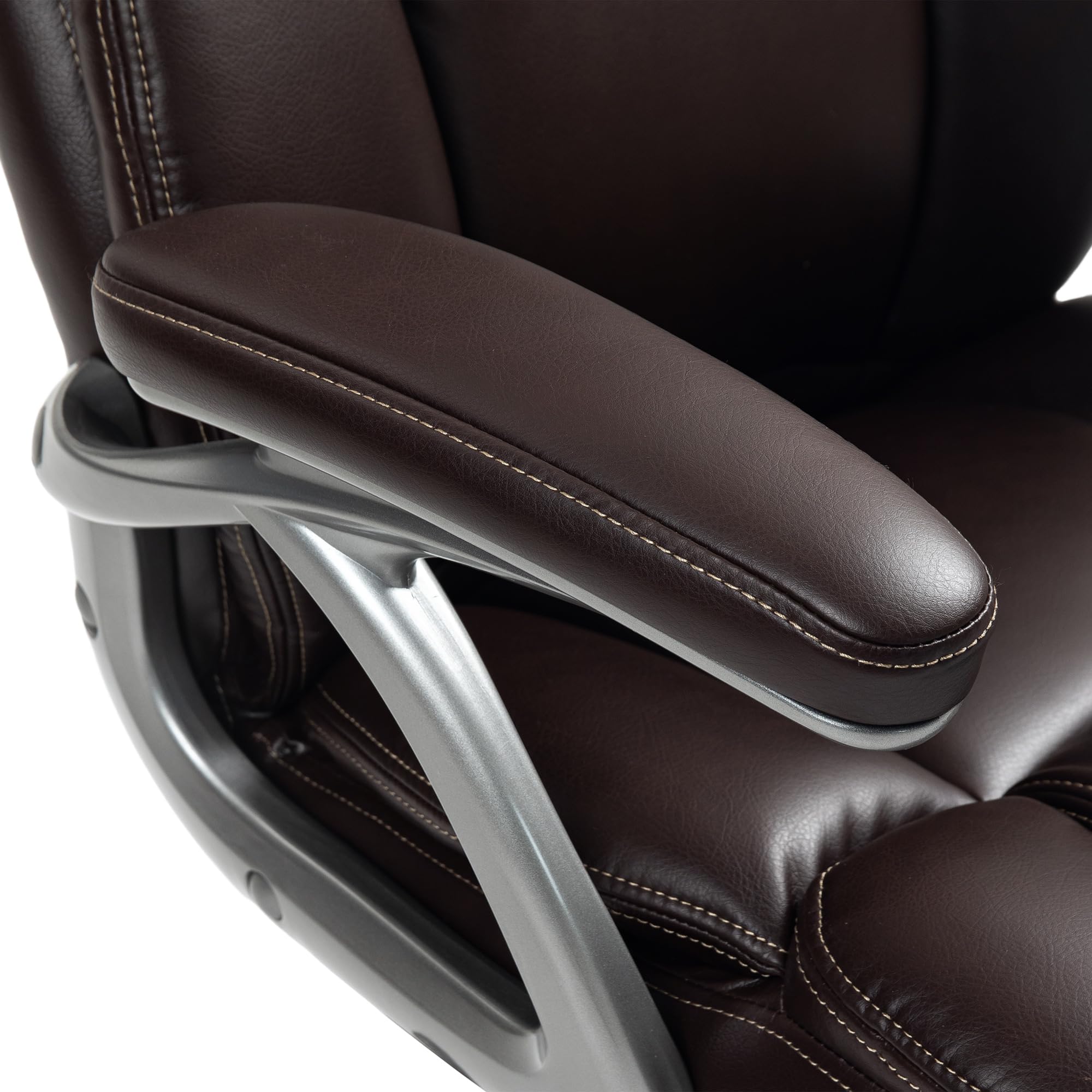 Executive Office Chair with Tilt Function - PU Leather High Back Swivel Desk Chair