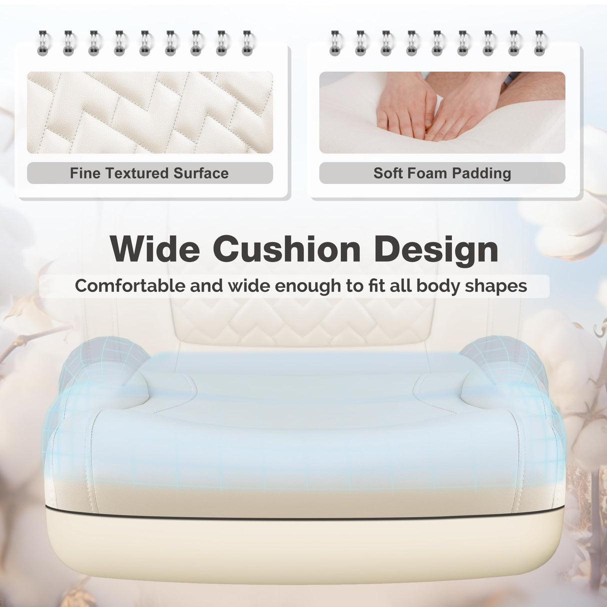 Big and Tall Office Chair 500lbs - Ergonomic High Back Executive Desk Chair