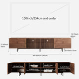 94.48" Mid Century Modern TV Stand with Storage Cabinets