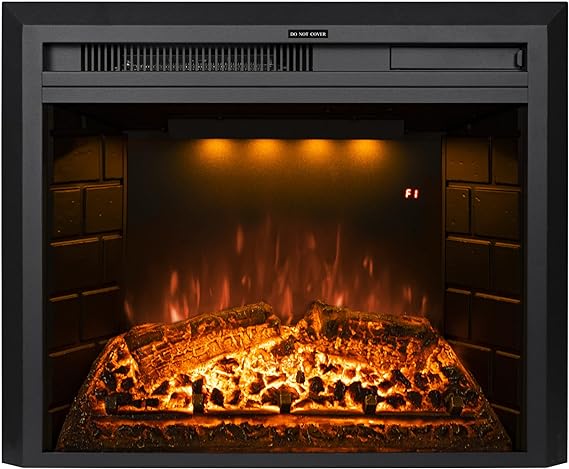 Wall Fireplace Electric with Remote Control